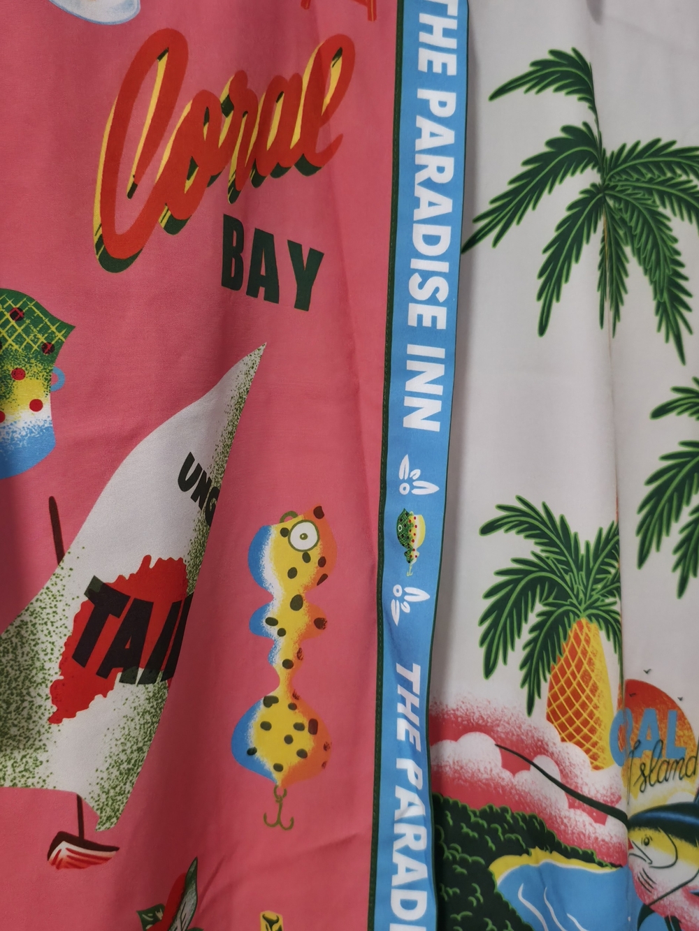 Tropical Colorblock Button-Down Shirt - Multi - Picture 2 of 5